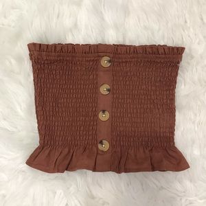 Brown Tube Top